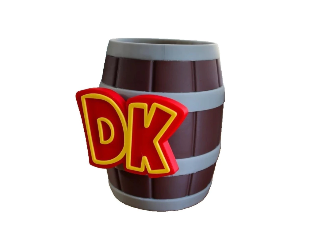 Barril Porta Canetas DK - Estilo Gamer e Organizacao